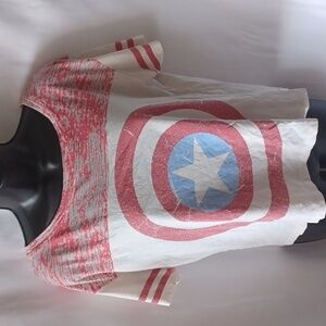 Marvel Captain America cropped tee, 2012, 20" long
